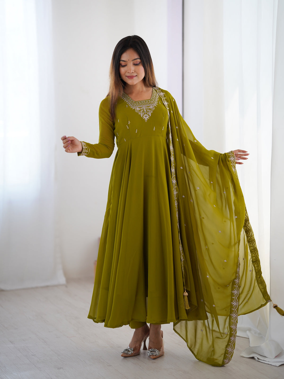 Georgette Anarkali
